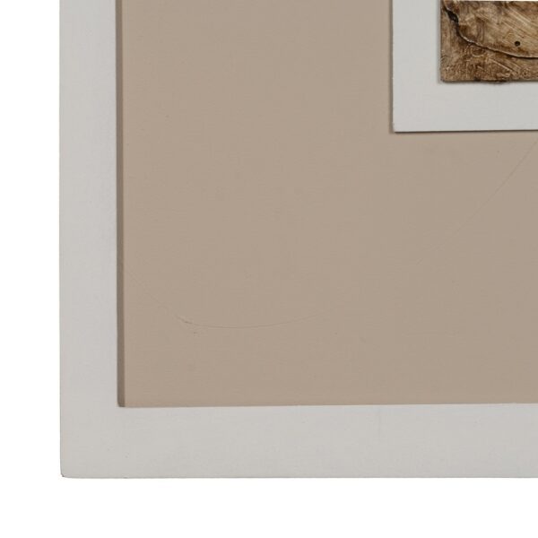 CUADRO PINTURA MARRÓN MADERA DECORACIÓN 120 X 4 X 80 CM - Imagen 5