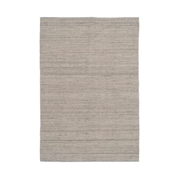ALFOMBRA GRIS TEJIDO DECORACIÓN 160 X 230 CM