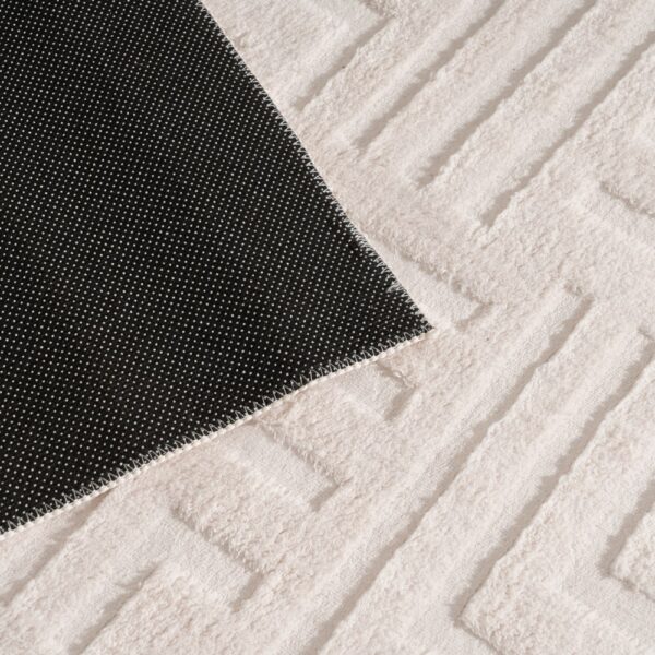 ALFOMBRA GEOMÉTRICO CRUDO POLIESTER 160 X 1,70 X 230 CM - Imagen 6