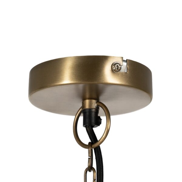 LÁMPARA TECHO ORO METAL ILUMINACIÓN 69 X 69 X 18 CM - Imagen 8