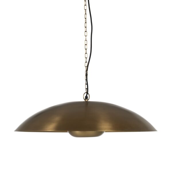 LÁMPARA TECHO ORO METAL ILUMINACIÓN 69 X 69 X 18 CM
