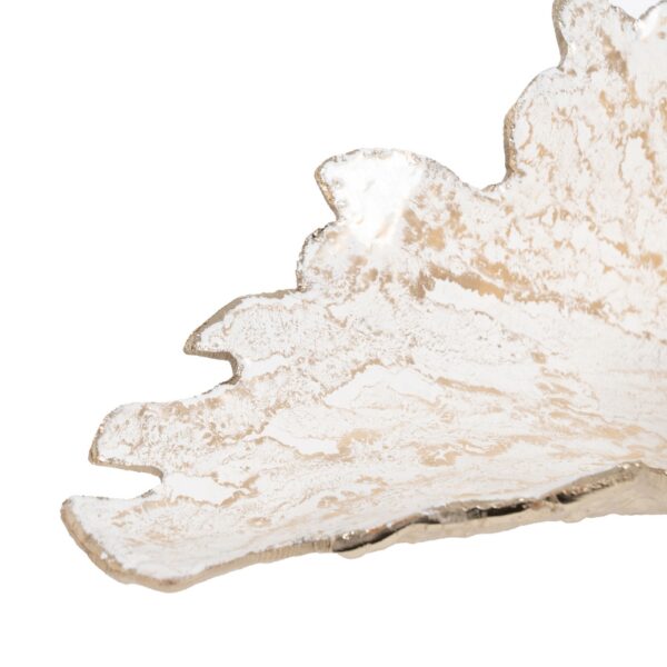 BANDEJA BLANCO-CHAMPÁN METAL DECORACIÓN 62 X 19 X 13,50 CM - Imagen 4