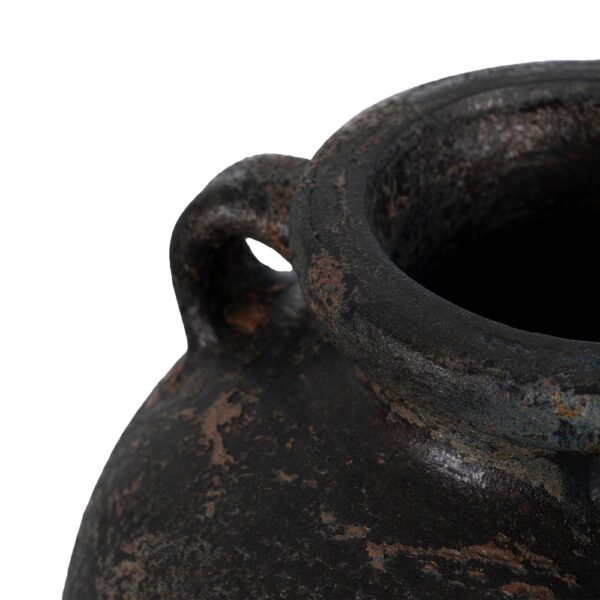JARRÓN MARRÓN TERRACOTA DECORACIÓN 26 X 28 X 60 CM - Imagen 4