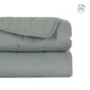 COLCHA VERDE POLIESTER DORMITORIO 270 X 280 CM