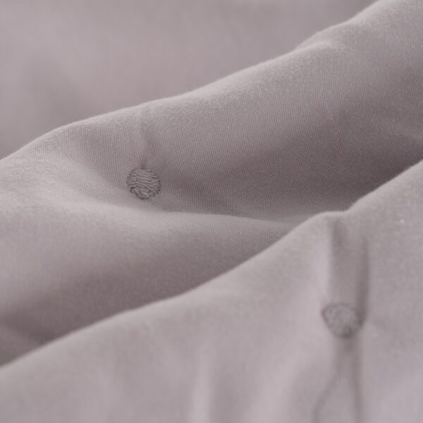 COLCHA GRIS POLIESTER DORMITORIO 270 X 280 CM - Imagen 4