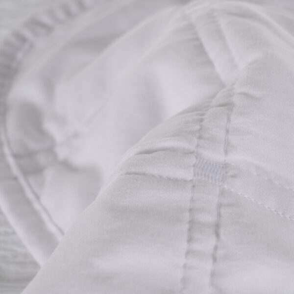 COLCHA BLANCO POLIESTER DORMITORIO 180 X 260 CM - Imagen 4