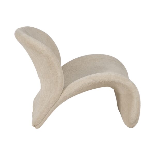 SILLÓN BEIGE TEJIDO SALÓN 78 X 90 X 8 CM - Imagen 4