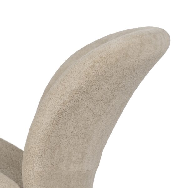 SILLÓN BEIGE TEJIDO SALÓN 78 X 90 X 8 CM - Imagen 9