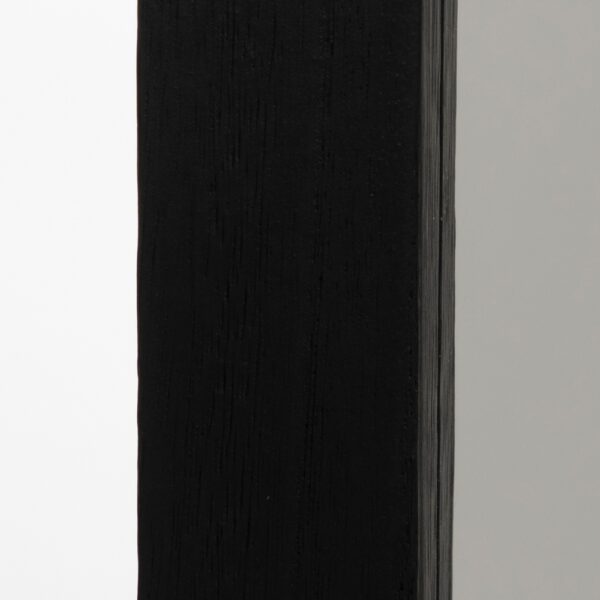 ESPEJO NEGRO MADERA PAULONIA DECORACIÓN 75 X 183 X 4,50 CM - Imagen 9