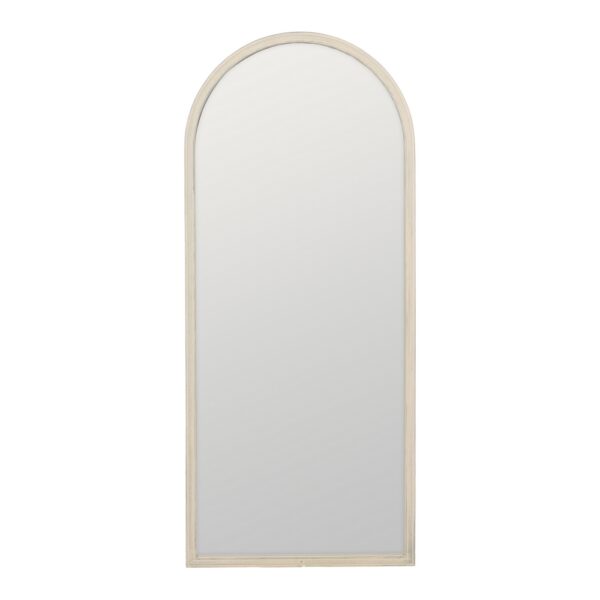 ESPEJO BLANCO ROZADO MADERA PAULONIA 71 X 165 X 3,50 CM - Imagen 3