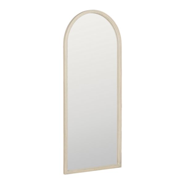 ESPEJO BLANCO ROZADO MADERA PAULONIA 71 X 165 X 3,50 CM - Imagen 4