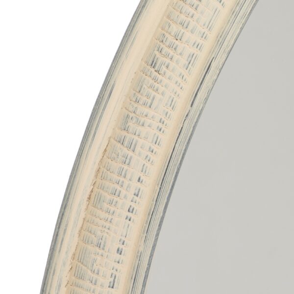 ESPEJO BLANCO ROZADO MADERA PAULONIA 71 X 165 X 3,50 CM - Imagen 5