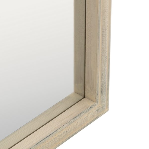 ESPEJO BLANCO ROZADO MADERA PAULONIA 71 X 165 X 3,50 CM - Imagen 6