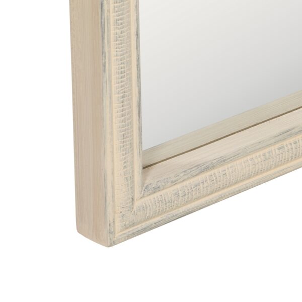 ESPEJO BLANCO ROZADO MADERA PAULONIA 71 X 165 X 3,50 CM - Imagen 8