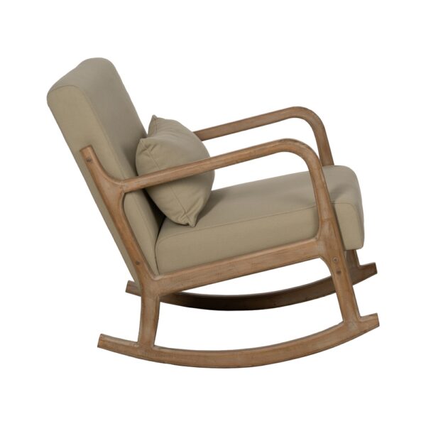 MECEDORA NATURAL-BEIGE TEJIDO-MADERA 66 X 88 X 80 CM - Imagen 4