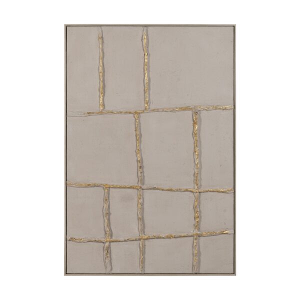 CUADRO RELIEVE LIENZO DECORACIÓN 80 X 3,50 X 120 CM