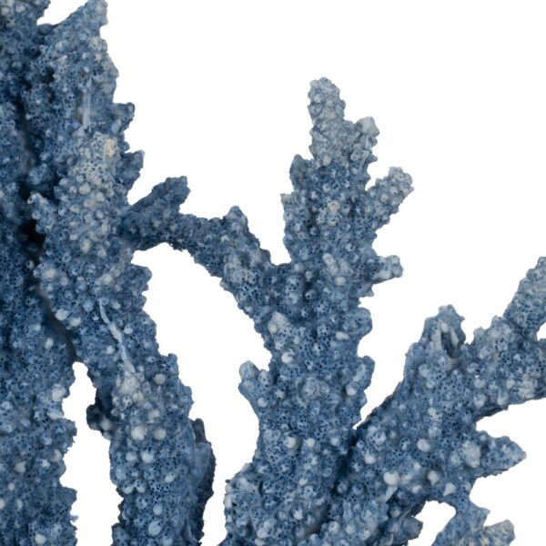 FIGURA CORAL AZUL RESINA DECORACIÓN 34 X 13 X 27 CM - Imagen 3
