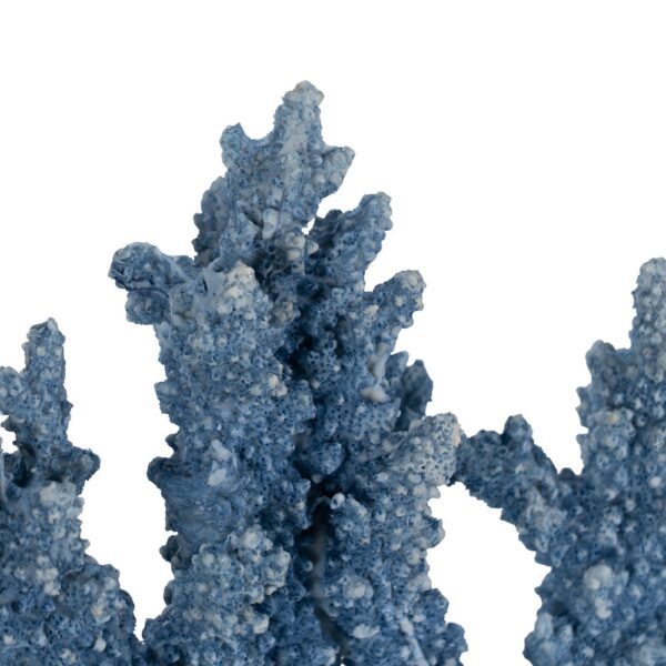 FIGURA CORAL AZUL RESINA DECORACIÓN 34 X 13 X 27 CM - Imagen 4