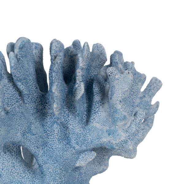 FIGURA CORAL AZUL RESINA DECORACIÓN 27,50 X 13,50 X 19,50 CM - Imagen 4