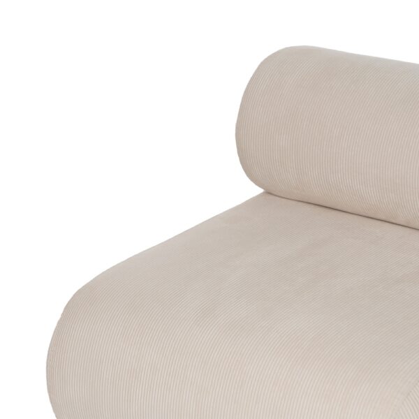 SILLÓN BLANCO ROTO MADERA DE ABEDUL 63 X 90 X 75 CM - Imagen 7