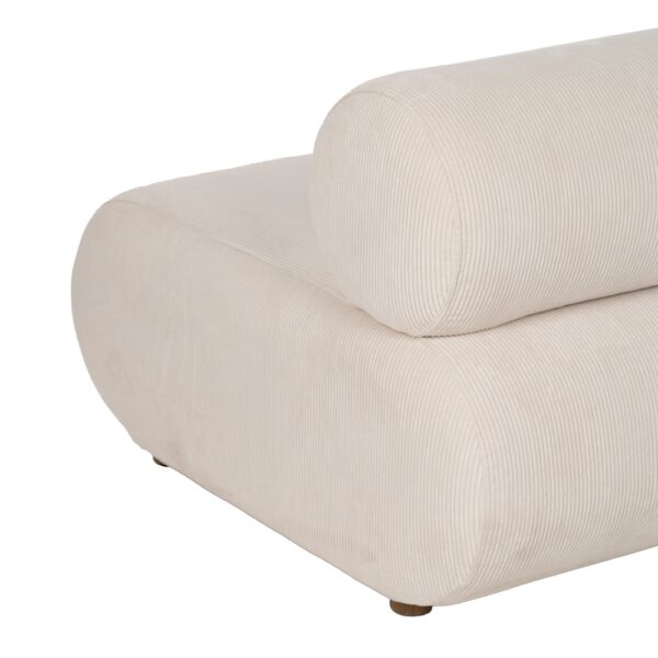 SILLÓN BLANCO ROTO MADERA DE ABEDUL 63 X 90 X 75 CM - Imagen 11