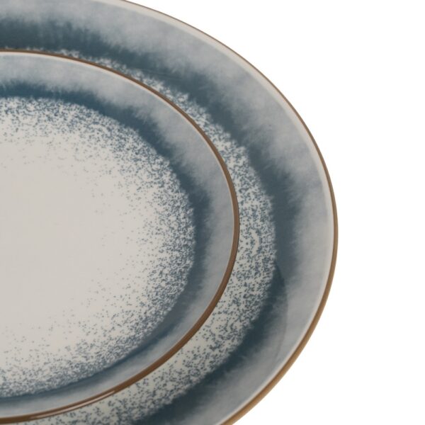 VAJILLA 18 PIEZAS AZUL PORCELANA COCINA 1 CM - Imagen 4