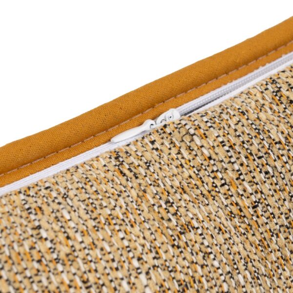 COJÍN OCRE POLIESTER DECORACIÓN 45 X 45 CM - Imagen 5