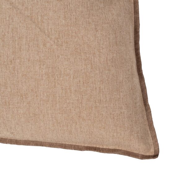 COJÍN BEIGE POLIESTER-ALGODÓN DECORACIÓN 45 X 45 CM - Imagen 4