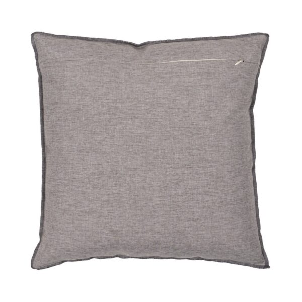 COJÍN GRIS POLIESTER-ALGODÓN DECORACIÓN 45 X 45 CM - Imagen 3