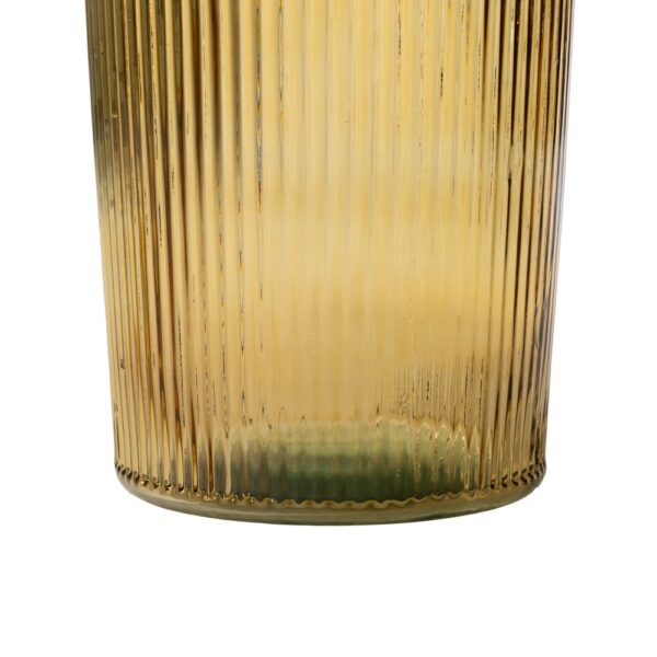 JARRÓN AMARILLO VIDRIO RECICLADO WE CARE 27 X 27 X 72 CM - Imagen 6