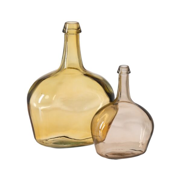GARRAFA CHAMPÁN VIDRIO RECICLADO WE CARE 19 X 19 X 26 CM - Imagen 3
