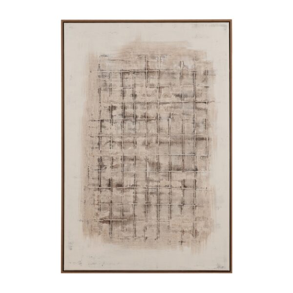 CUADRO TEXTURA LIENZO DECORACIÓN 83 X 123 CM