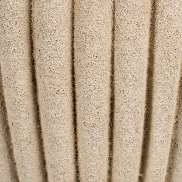 MACETERO BEIGE CERÁMICA DECORACIÓN 20 X 20 X 17 CM - Imagen 7