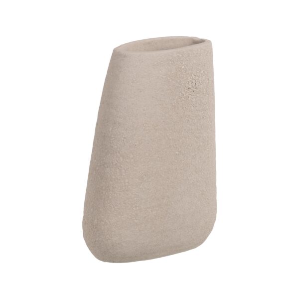 JARRÓN GRIS CERÁMICA DECORACIÓN 16 X 30 CM