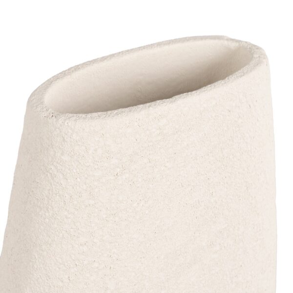 JARRÓN BLANCO CERÁMICA DECORACIÓN 16 X 40 CM - Imagen 5