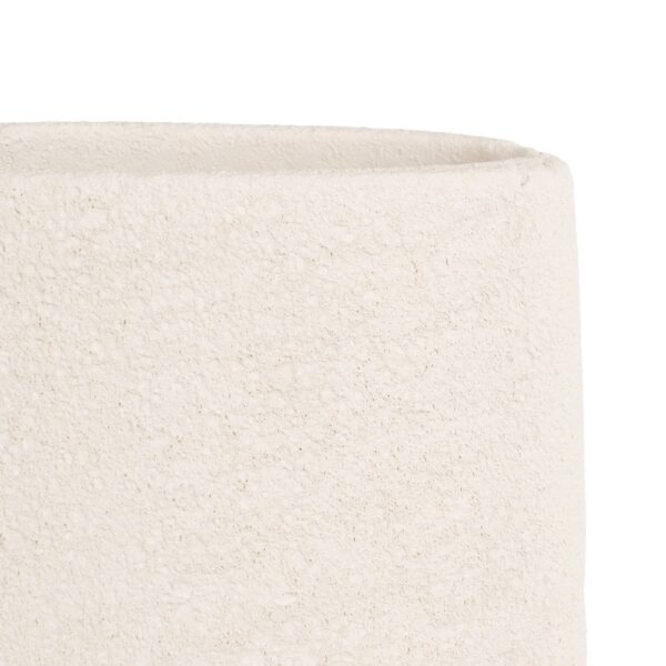 JARRÓN BLANCO CERÁMICA DECORACIÓN 16 X 40 CM - Imagen 6