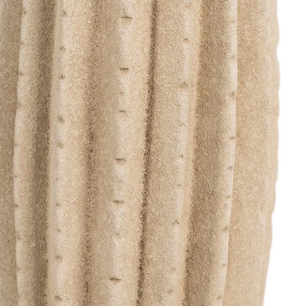JARRÓN BEIGE CERÁMICA DECORACIÓN 15 X 15 X 30 CM - Imagen 6