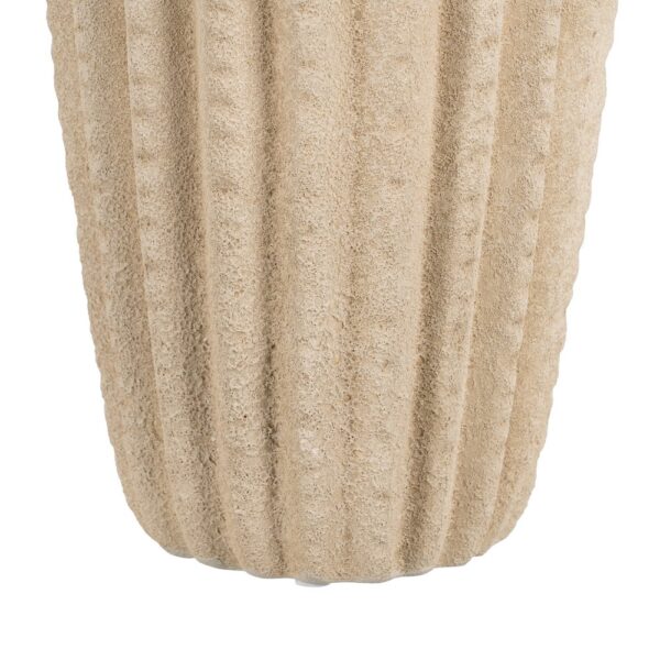 JARRÓN BEIGE CERÁMICA DECORACIÓN 19 X 19 X 50 CM - Imagen 7
