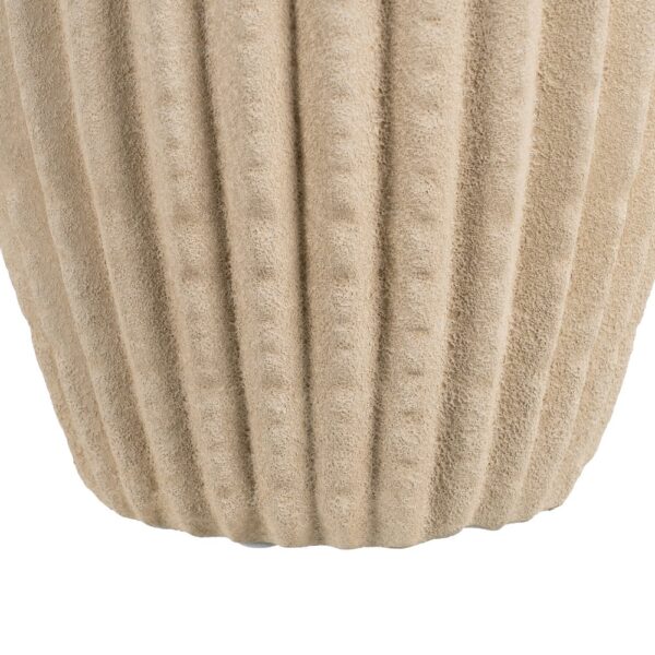 JARRÓN BEIGE CERÁMICA DECORACIÓN 29 X 29 X 50 CM - Imagen 7