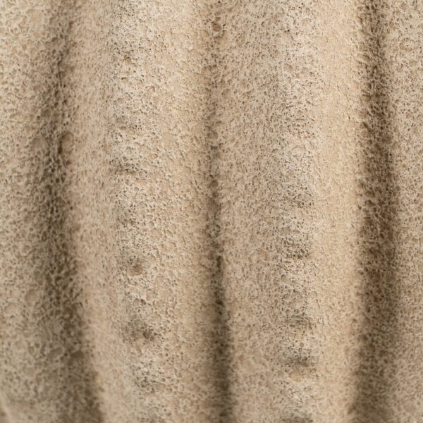 JARRÓN CREMA CERÁMICA DECORACIÓN 31 X 31 X 28 CM - Imagen 6