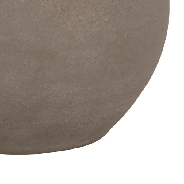 MACETERO GRIS CERÁMICA DECORACIÓN 34 X 34 X 33 CM - Imagen 7